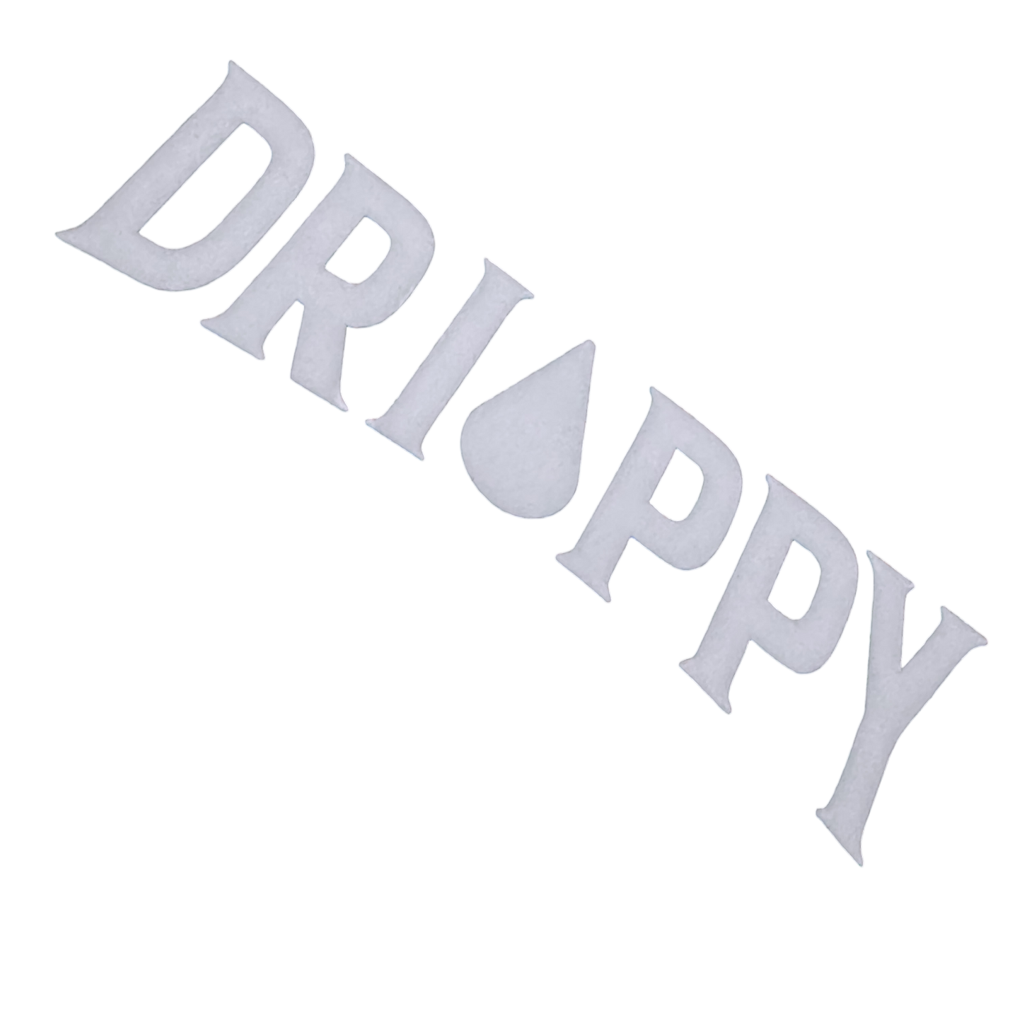 Transparent DRIPPY sticker