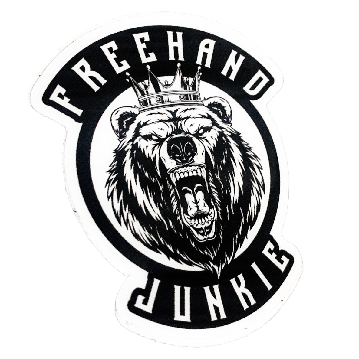 FREEHAND JUNKIE ORIGINAL LOGO STICKER