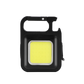 Mini COB Work Light TYPE-C Rechargeable Portable Keychain Light with Magnetic Overhaul