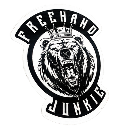 FREEHAND JUNKIE ORIGINAL LOGO STICKER