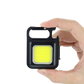 Mini COB Work Light TYPE-C Rechargeable Portable Keychain Light with Magnetic Overhaul